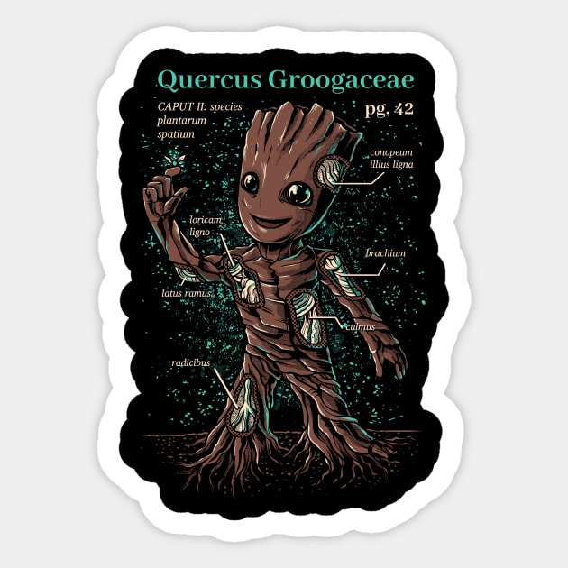 The Science of Groot Sticker by studioyumie